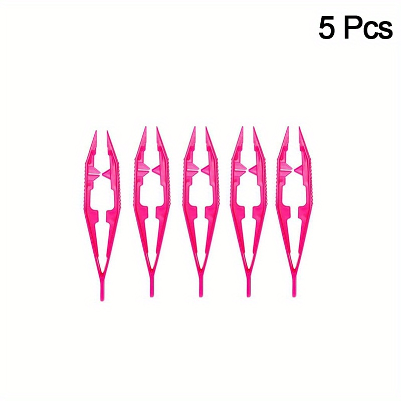 Plastic Tweezers For Beading Projects Plastic Beads Tweezers - Temu