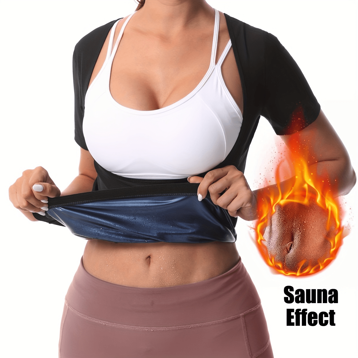 Shape Waist Burn Fat Instantly Women's Sauna Waist Trainer! - Temu