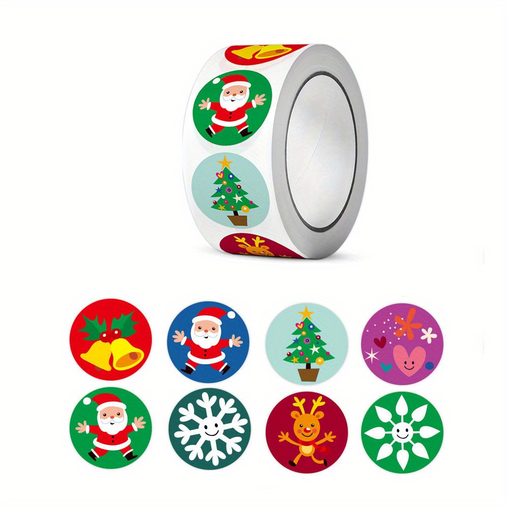 Christmas Stickers Holiday Stickers Party Decorations Tree - Temu