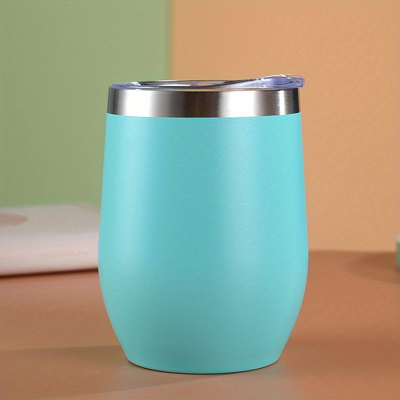 Idea Genial - Vasos térmicos para café INDIGO. de Acero inoxidable,  conservan su café caliente por más tiempo. Capacidad: 380ml Personalizados  con su nombre o diseños que tenemos en nuestra pagina web.