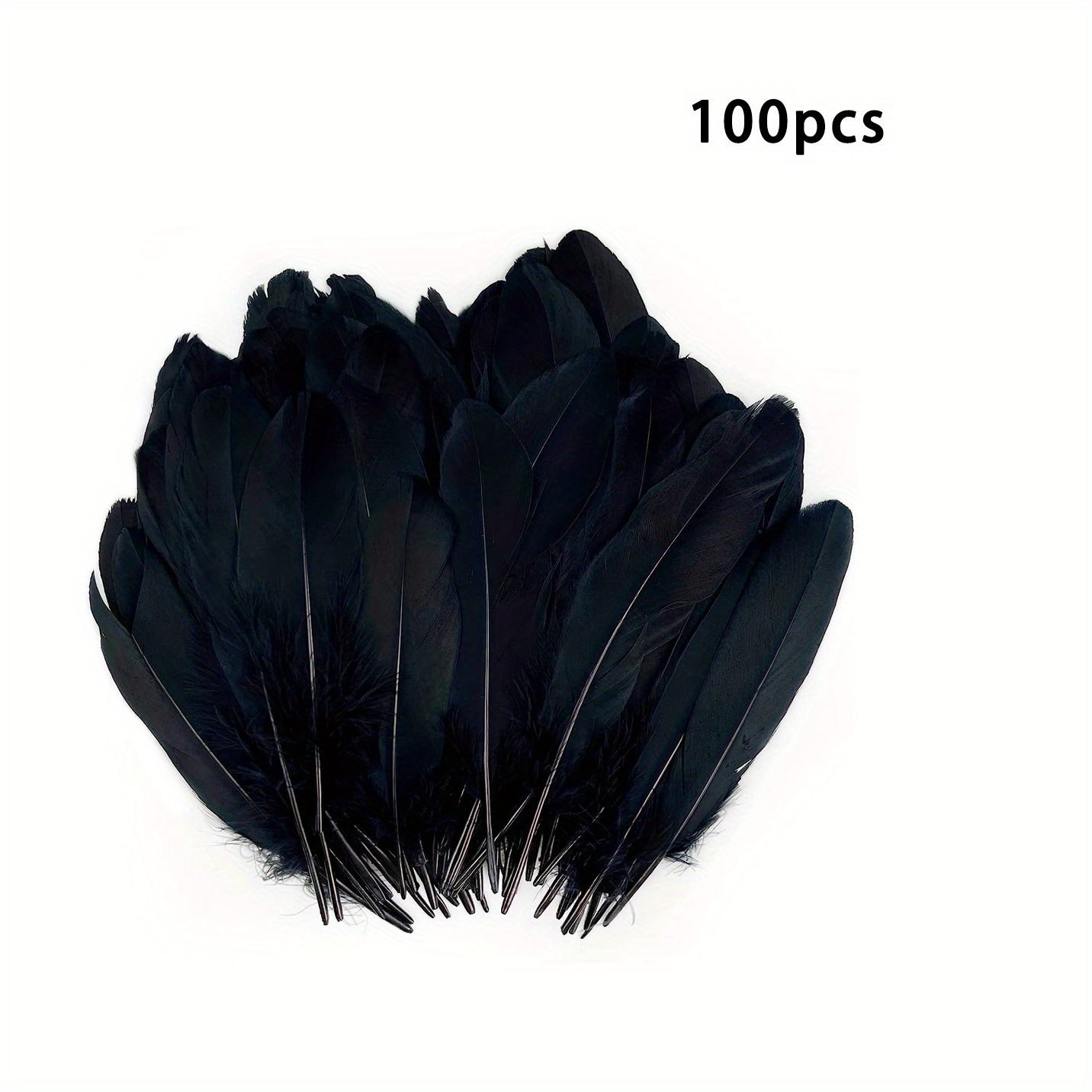 100pcs Goose Feathers 15-32cm for Halloween Party Decor