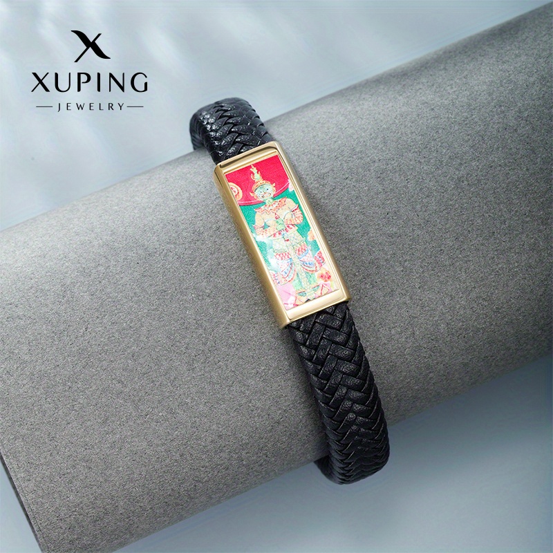 Hip Hop Multicolor Hand Rope Bangle Men