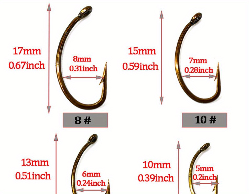 Goture Fly Barb Fishing Hooks with Magnetic Components Box-High Carbon  Steel Fly Tying Fishing Hooks Kit - Nymph/Dry Fly Hooks-Fly Tying Kit