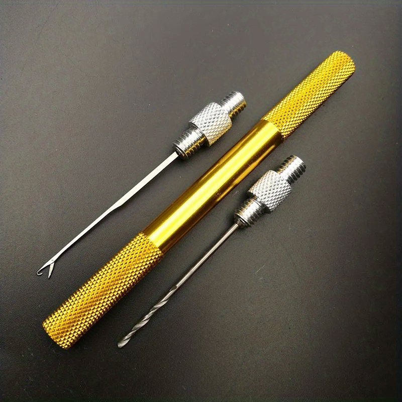 Image of Carp Fishing Tool Set - Splicing Needles, Boilie Drill, And More - Make Fishing Easier And More Efficient With High-quality Accessories