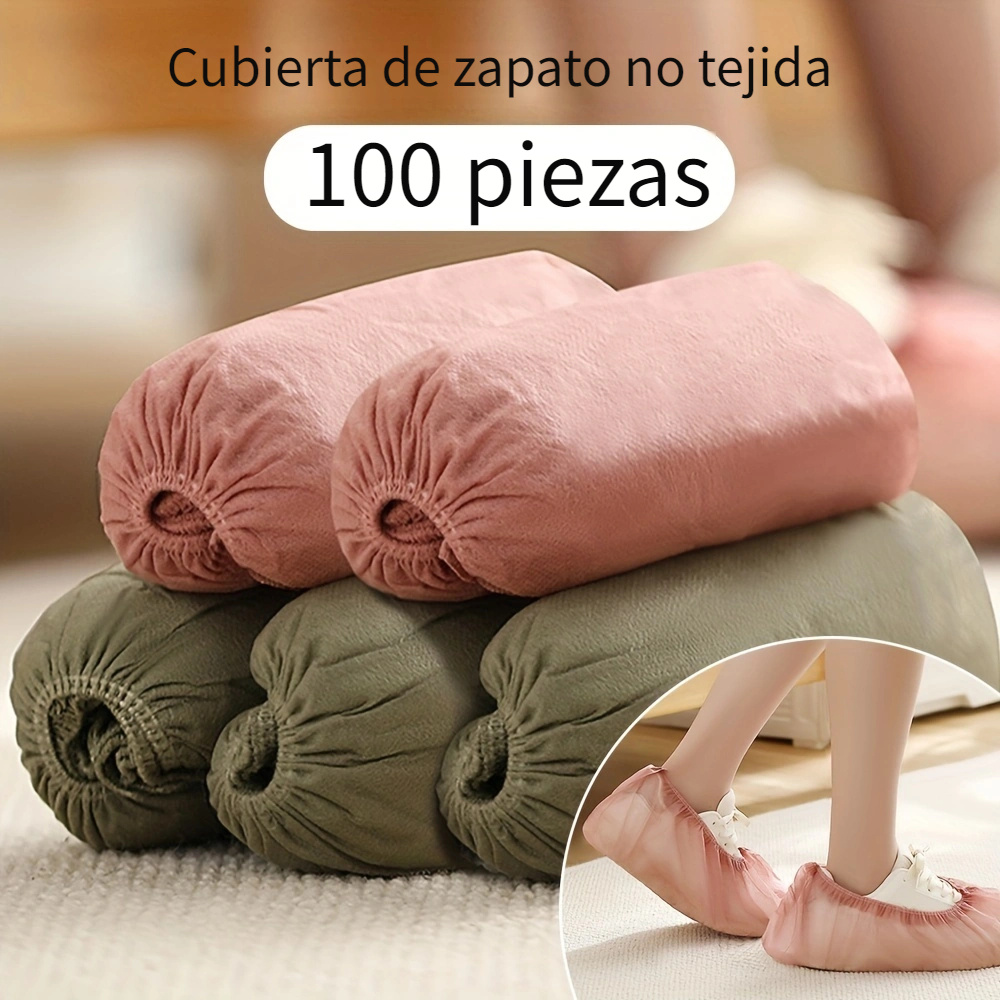 100pcs Cubrezapatos Desechables Cubiertas Zapatos - Temu Chile