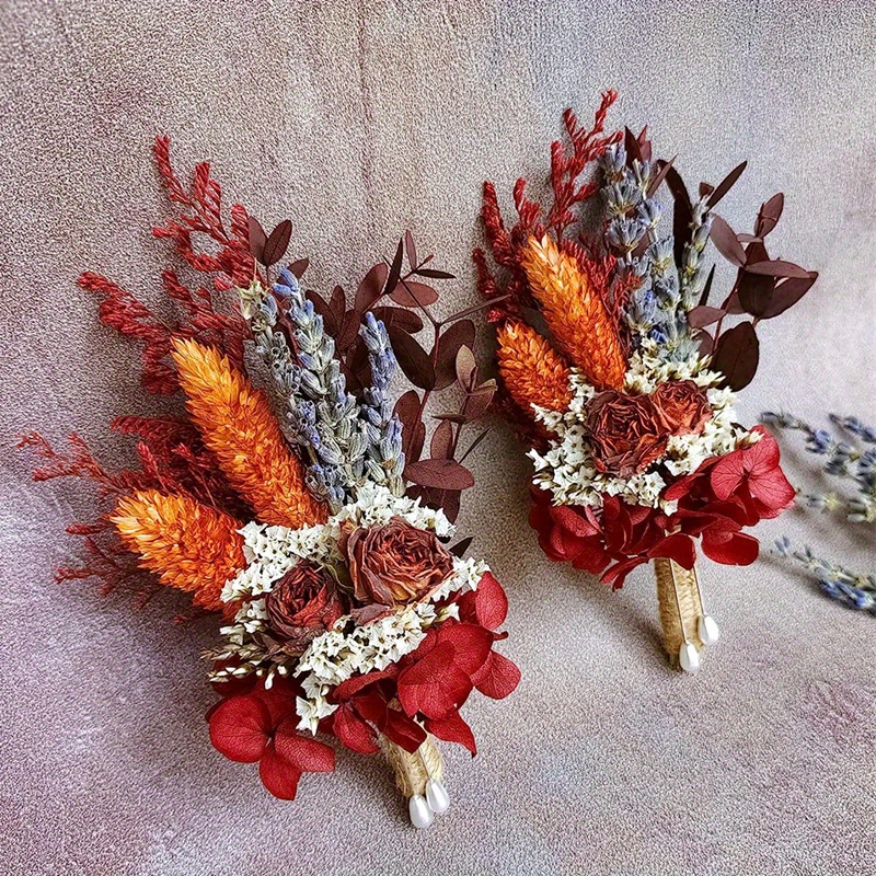 Mini Dried Flower Bouquet, Corsage or Boutonnière no – 50 Shades
