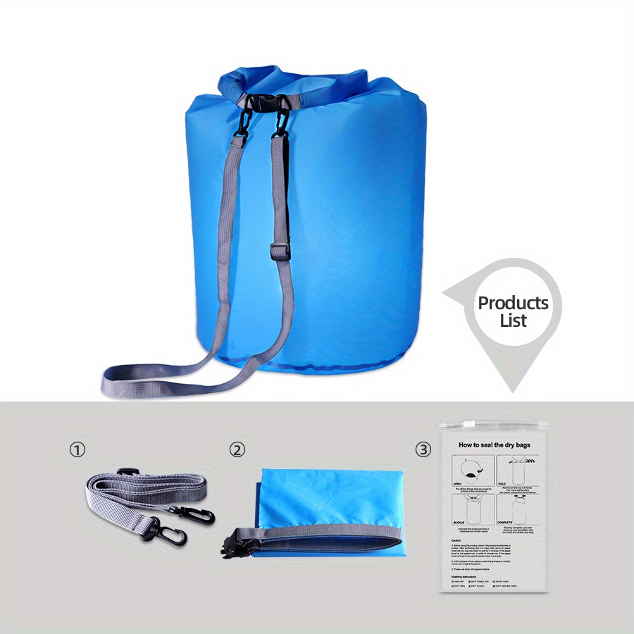Dry Bags Keep Gear Dry Clean Kayaking Hiking Swimming ! - Temu
