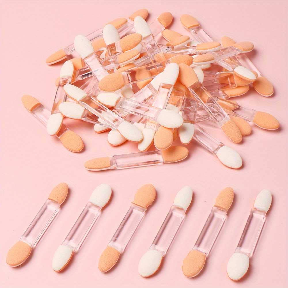 Cotton Swab Nail Art Brush Eyeshadow Applicator Nail Glitter Friction