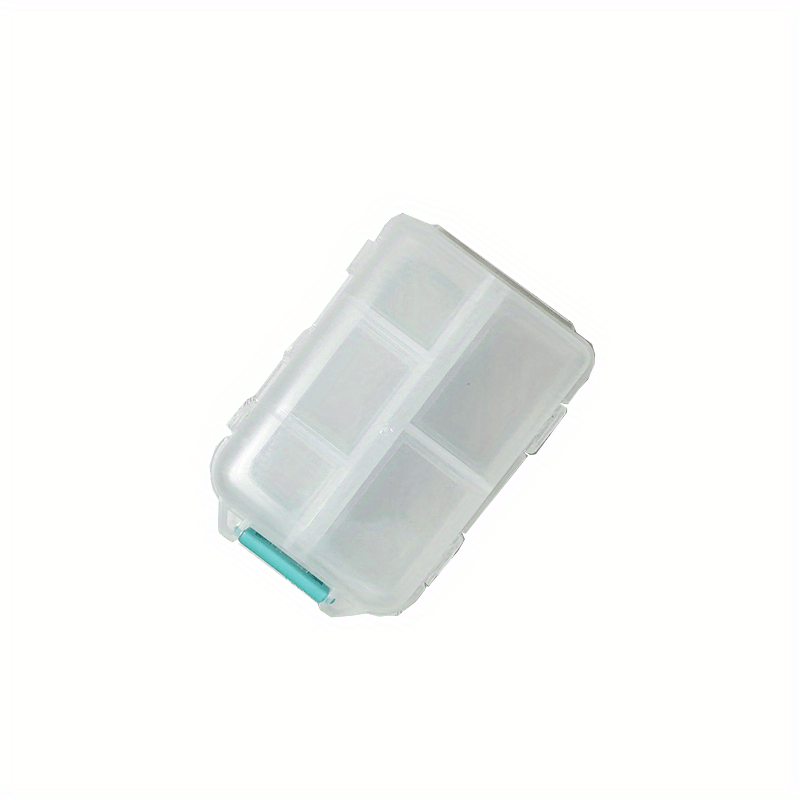 Portable Medicine Storage Box with 10 Compartments