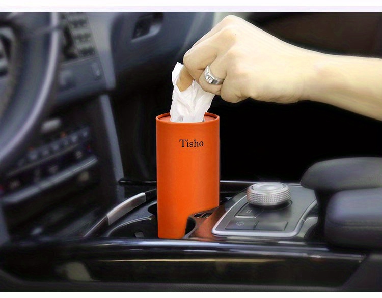 Car Tissue Holder With Facial Tissue Travel Tissues - Temu