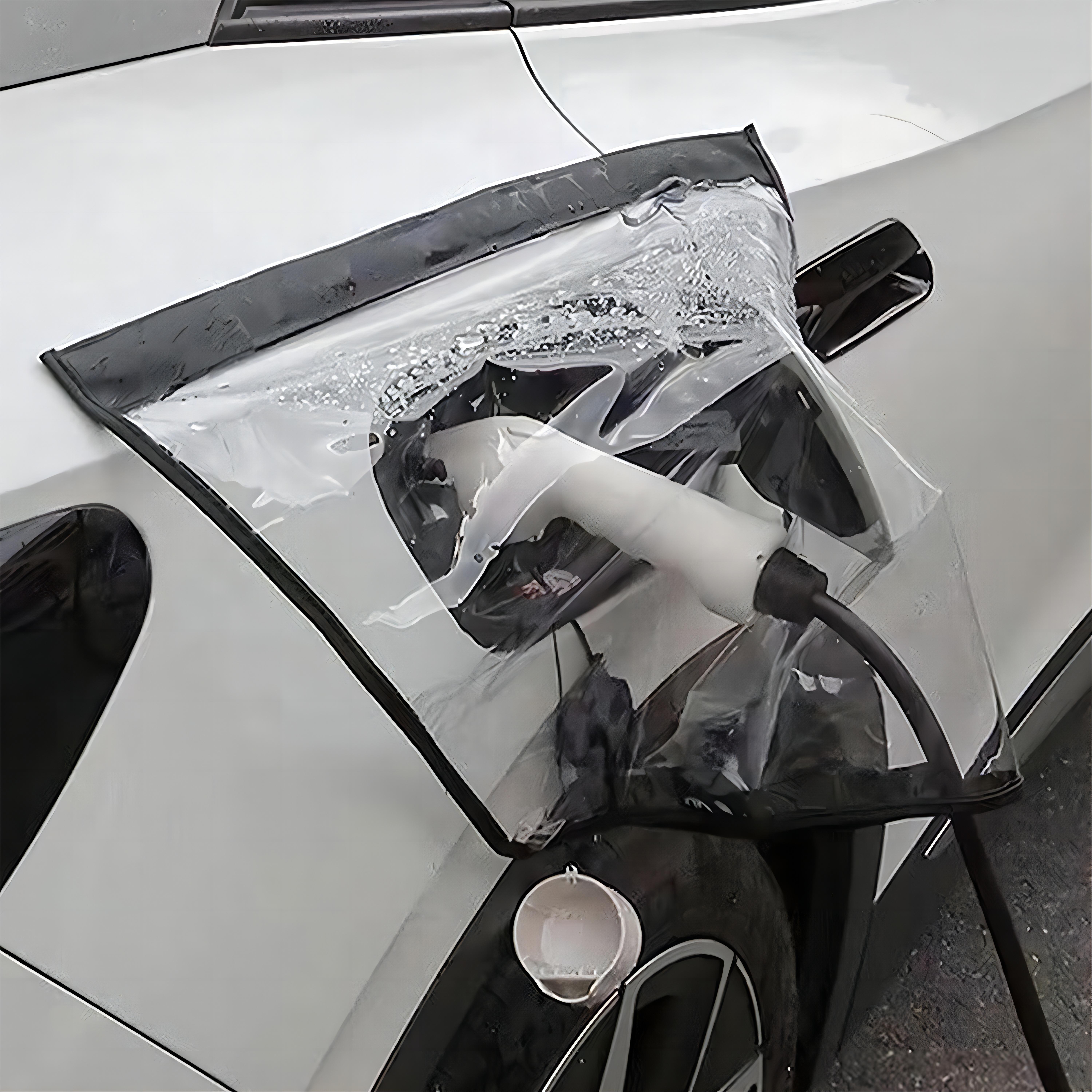 Portable Ev Charger Plug Cover Large Size Adhesion Temu