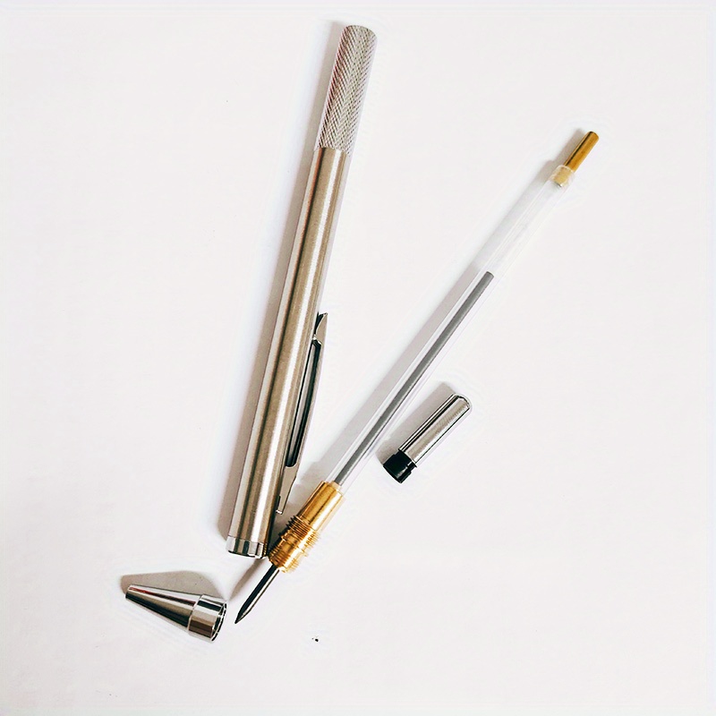 All Metal Mechanical Pencil 0.3 0.5 0.7 0.9 1.3 Art 2b Hb 12 - Temu