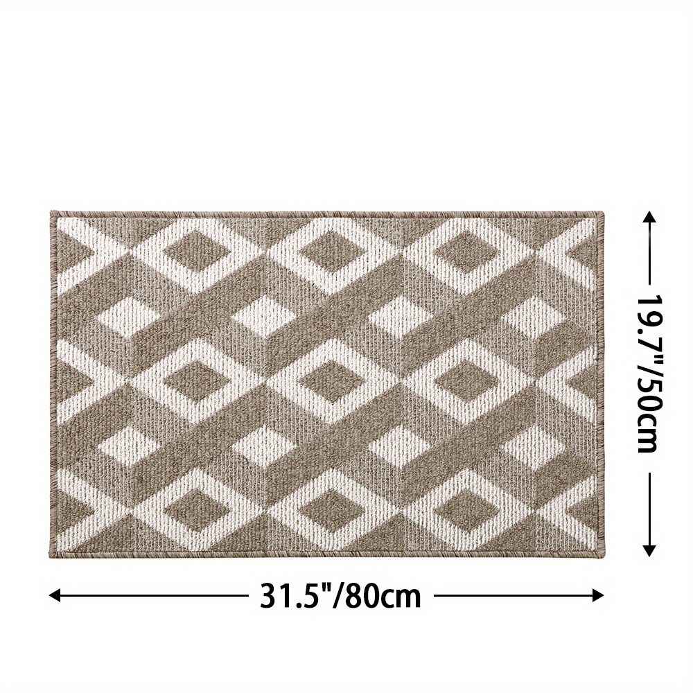 OEAKAY Indoor Doormat,Non-Slip Backing Low-Profile Durable Door