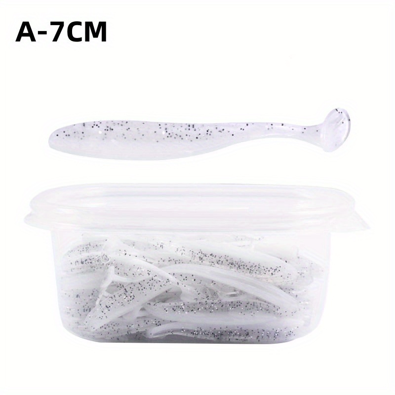 Comprar Señuelos de pesca de silicona suave, cebo Artificial para pesca de  lubina, accesorio de pesca fresco para agua dulce y salada, 1/3/5 Uds.