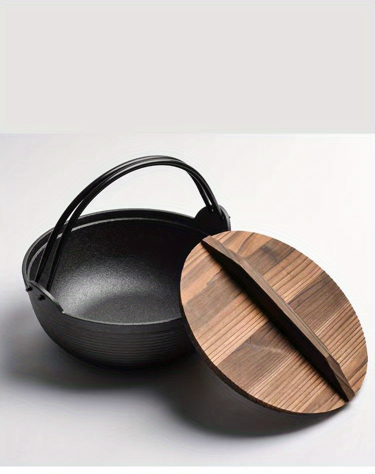 Japanese Style Cast Iron Sukiyaki Pot Household Shabu Pot Mongolian Pot  Cast Iron Stew Pot 