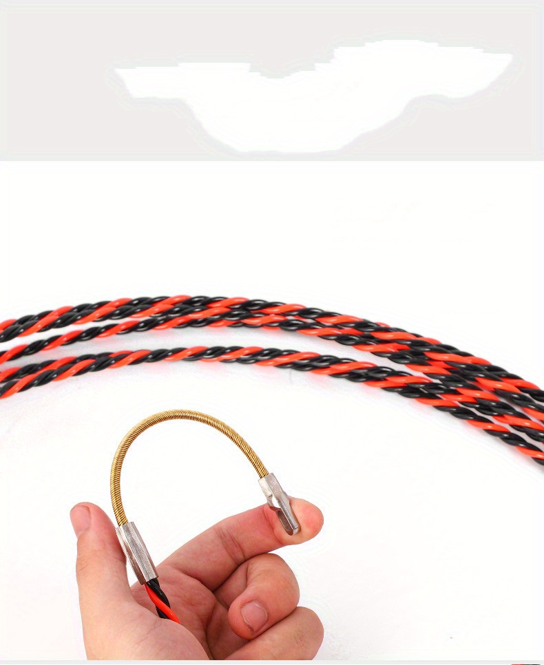 Fish Tape Wire Fishing Tools 3 Wires Twisted Guide Spring - Temu Canada