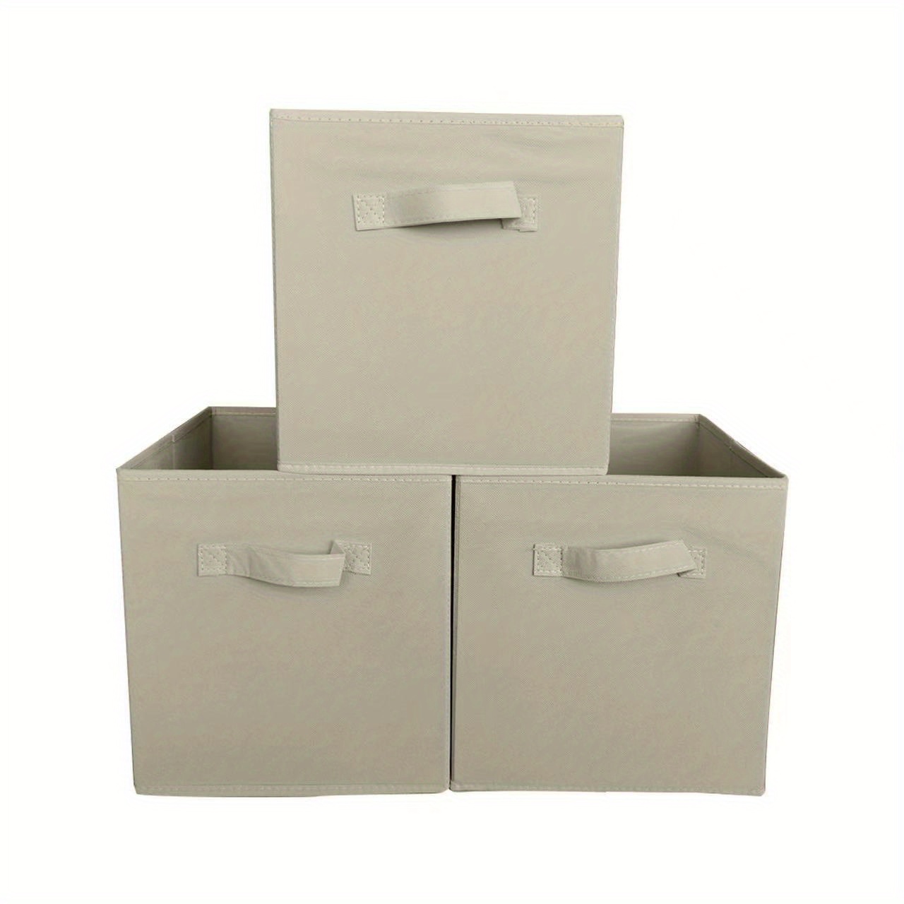 Cube Storage Bin  Cube Storage Organizer Bins 11x11 Decorative Fabric  Square Storage Cubes Foldable Box for Shelf Close 