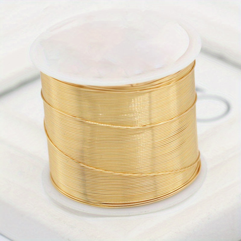 KC Gold Color retention copper wire 200g for jewelry Making DIY 0.3-1.2mm