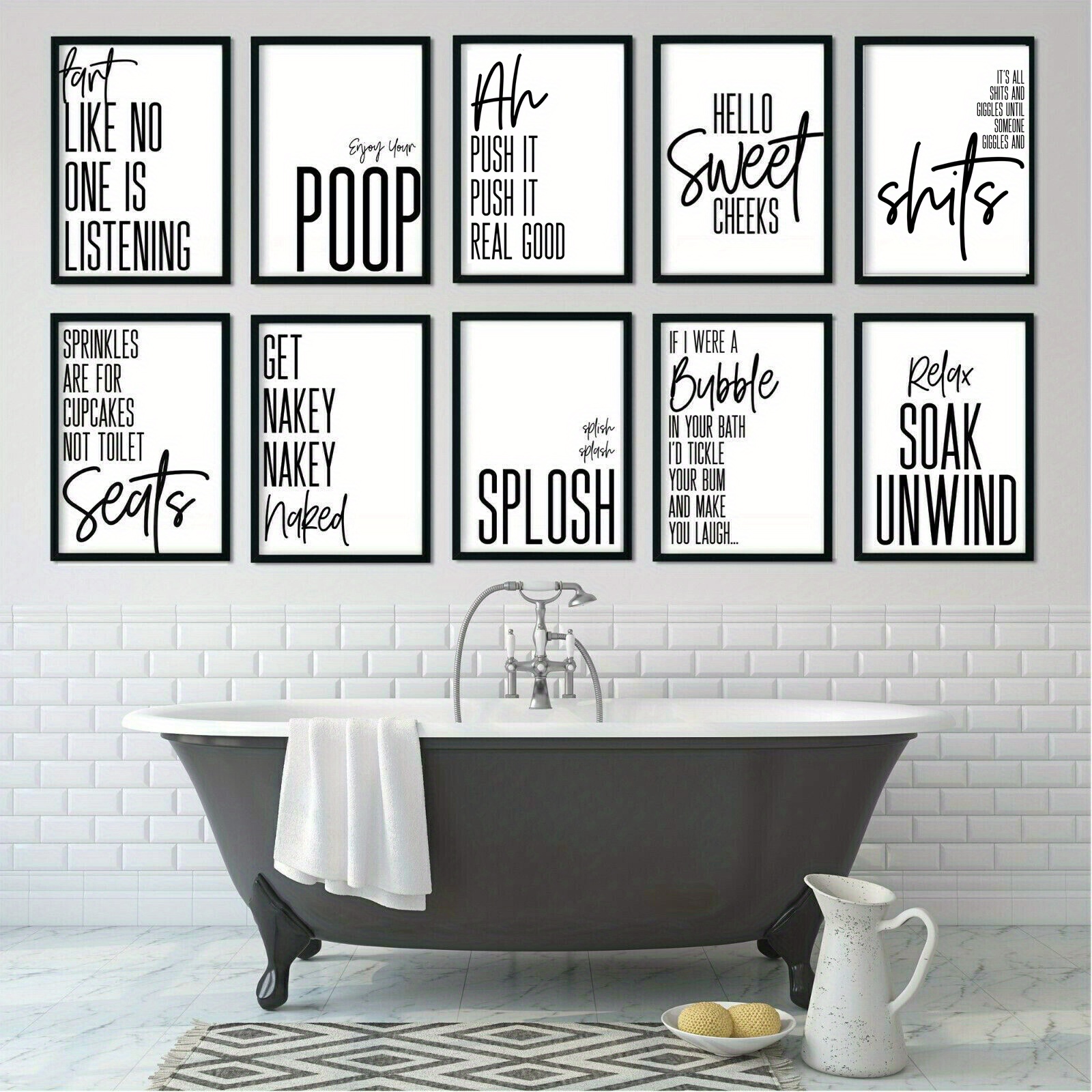 Meme Funny Bathroom Print | Life Before Smartphones Funny Toilet Print Wall  Art | Meme Poster Have a Nice Poop