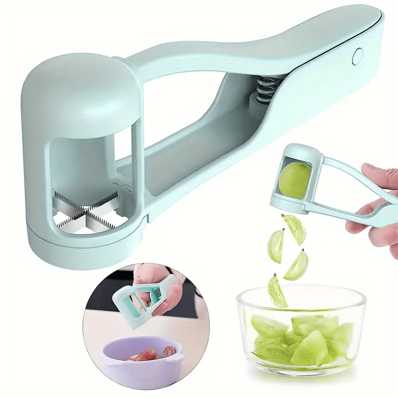 Grape Cutter, Grape Slicer Fruit Slicer For Kids, Grape Slicer Grape  Peeler, Cherry Tomato Strawberry Slicer, Creative Kitchen Gadget - Temu