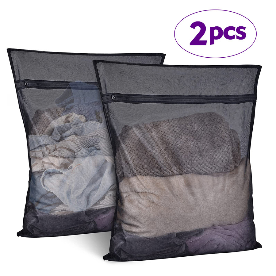 Large Mesh Laundry Bag Laundry Zipper Bag Travel Laundry Net - Temu