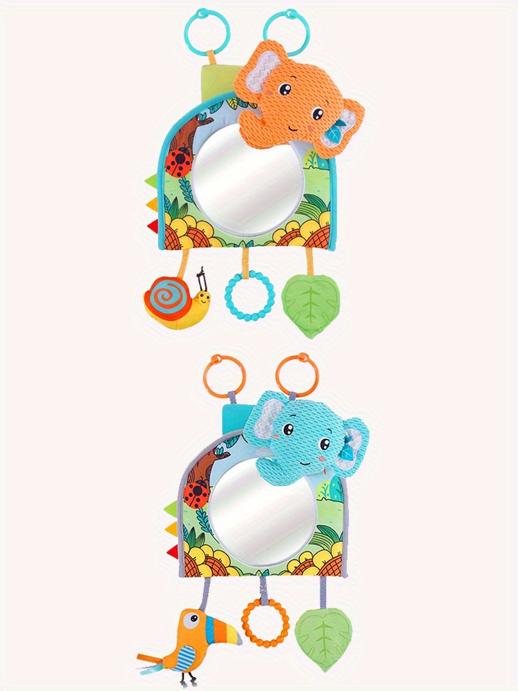  Molly & Nemo Espejo de coche para bebé, asiento trasero para  bebé, espejo de asiento de coche con gran angular, inastillable y  ajustable, probado por choques y certificado para seguridad 