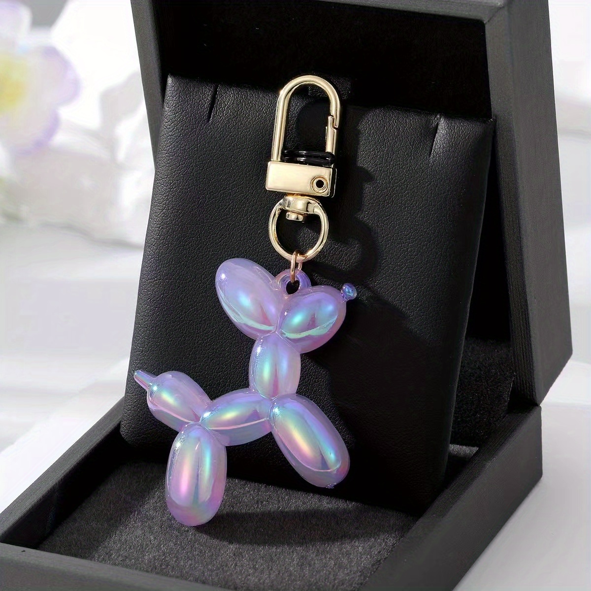 lv iridescent keychain key ring bag charm - clothing & accessories
