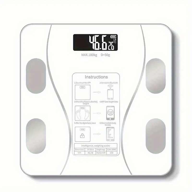HKEEY Smart Weight Scale , Body Fat Scale, Bluetooth Smart Body Weight –  QUIFLY