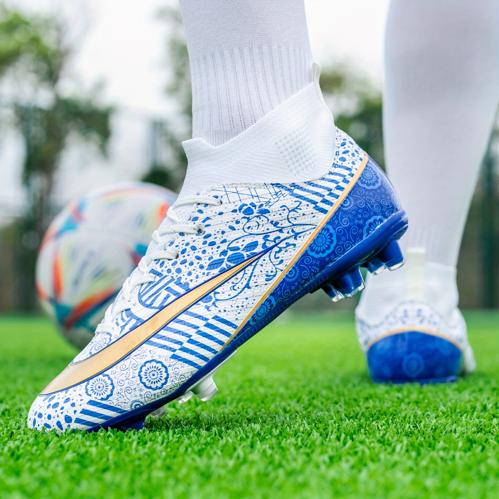 Comfortable Non-slip Professional Turf Soccer Cleats, Soft And Lightweight  Training Football Shoes - Temu