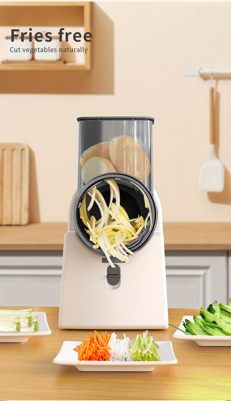 Electric Vegetable Chopper Electric Slicing Shredder - Temu