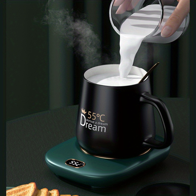 Dream Lifestyle Mug Warmer Coffee Warmer Adjustment Constant Temperature  Cup Warmer Heating Mat Pad Fast Heater for Desk, Office, Home, Milk, Tea