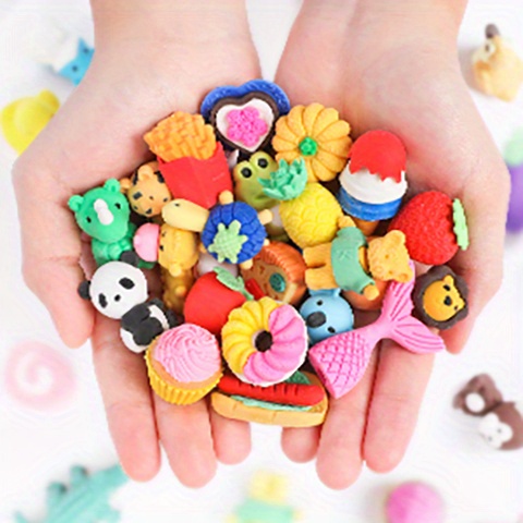 Food Erasers For Desk Pets Puzzle Erasers Take Apart Pencil - Temu