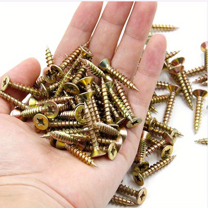 Galvanized Wood Screw 8x 1 (m ) Cross Flat Head Particle Temu Australia