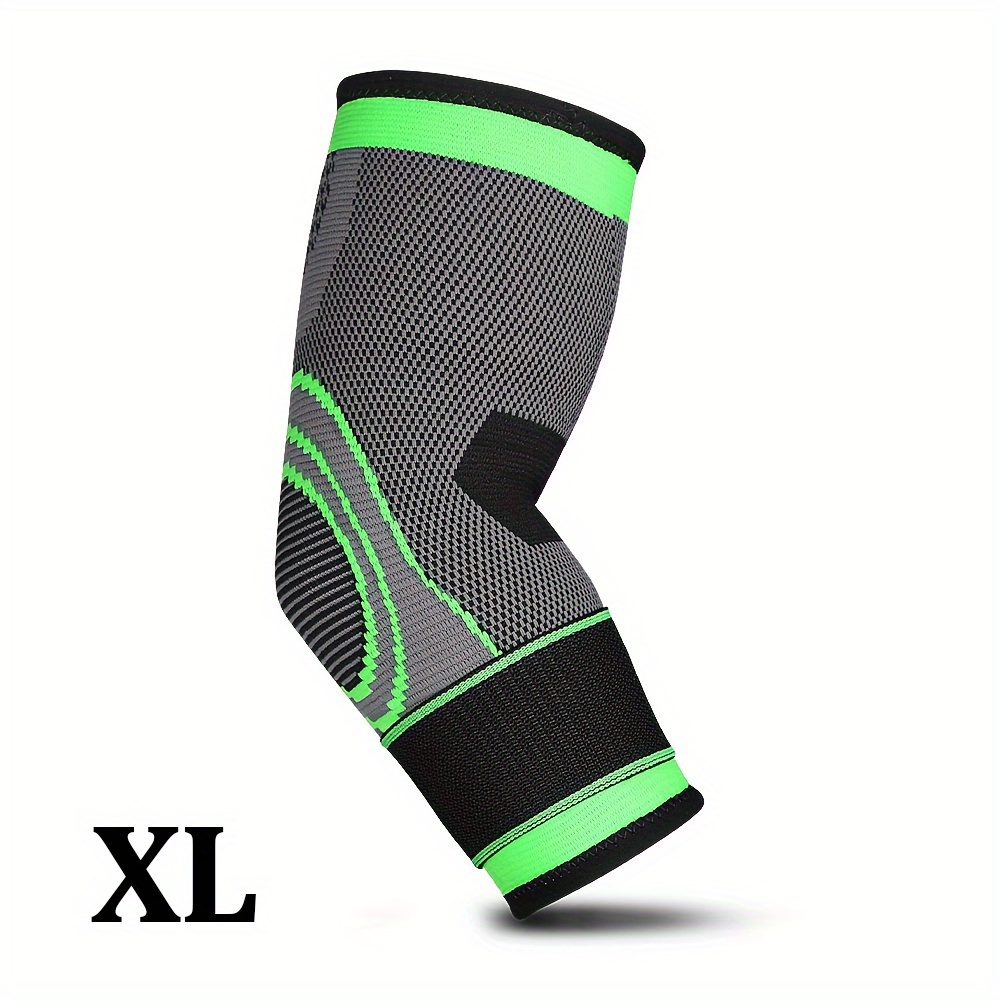 1pc Elastic Elbow Compression Sleeve With Adjustable Pressure Strap - Breathable Soft Fabric - Elbow Support For Men And Women, Sports Arm Elbow Brace For Tennis, Golfer, Workouts