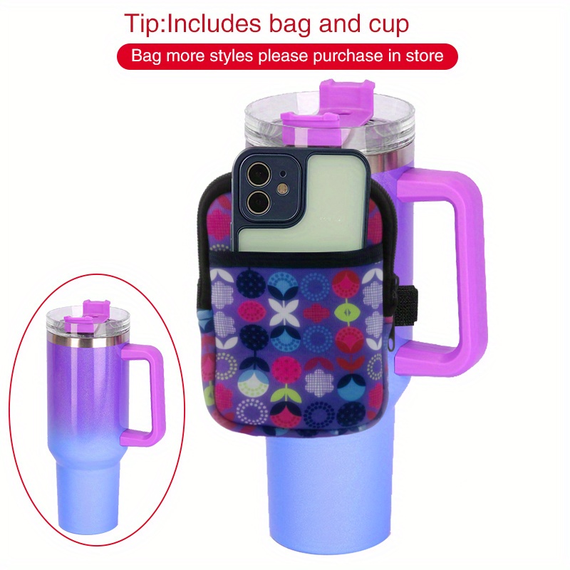 Handle Insulated Cup- True Purple (40oz) – The Silver Strawberry