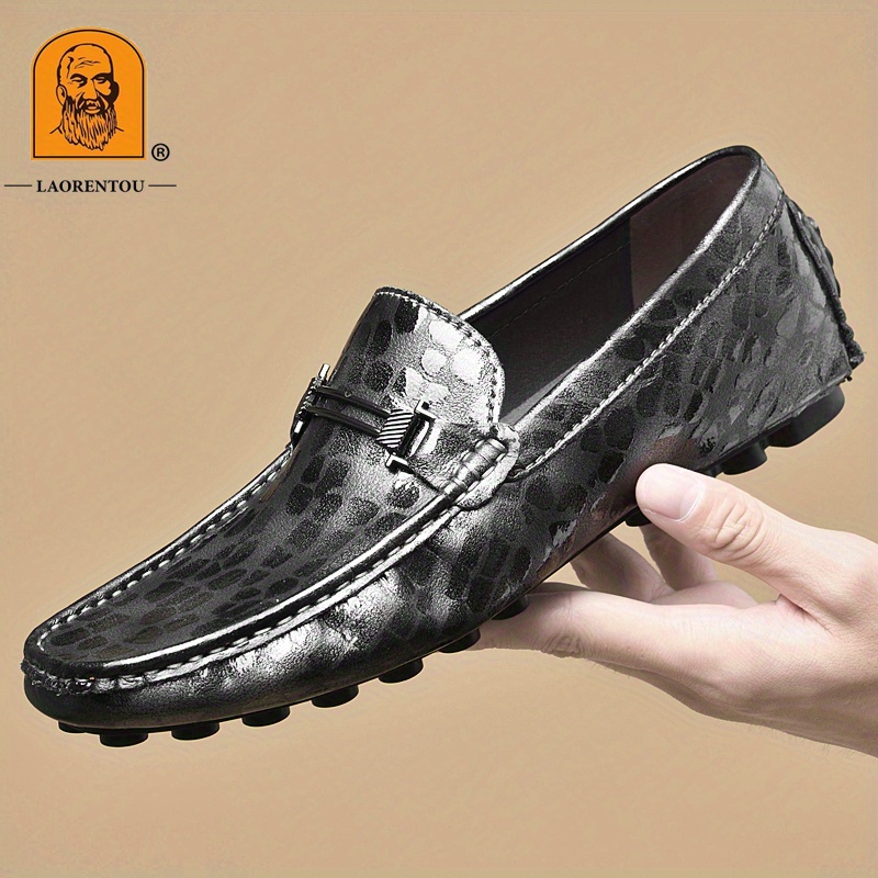 Mens slip on hot sale driving shoes