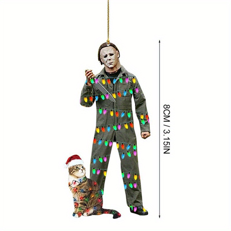 Classic Horror Character Charm Halloween Car Mirror Pendant