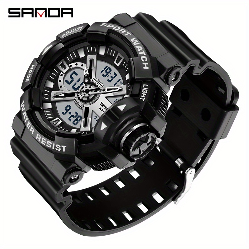 Reloj para Hombre Digital Sports Watches Quartz Wristwatch Fashion Square  Waterproof Electronic Digital Clock Reloj