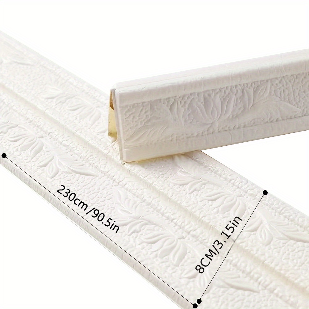 Foam Wall Edge Strip Sticker Self Adhesive Corner Waist Line Temu