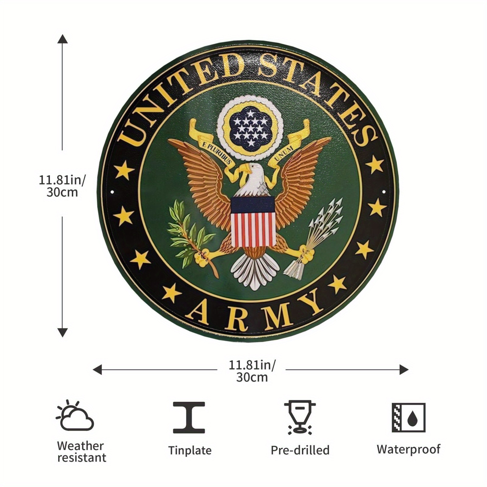 US Army Round Patch