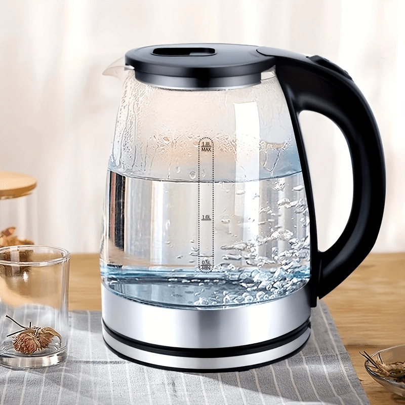 Household Electric Kettle, Fast Boiling, Large Opening Visible Kettle, With  Automatic Power Outage And Anti Dry Burning Function, High-power - Temu