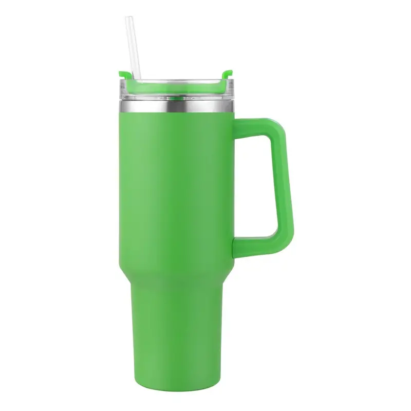 Tumbler With Handle And Straw Lid Double Wall Vacuum Sealed - Temu