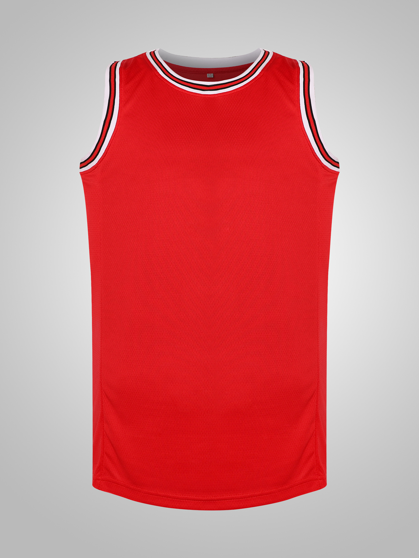 Men's Solid Basketball Jersey, Active Slightly Stretch Breathable Moisture  Wicking Sleeveless Basketball Shirt For Outdoor