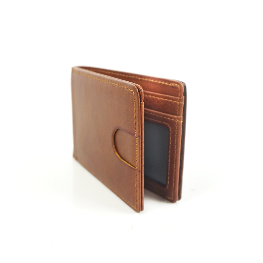 Mens Genuine Leather Bifold Wallet Rfid Blocking Card Holder With Id Window Shop Now For