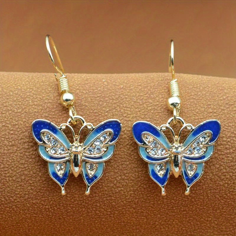 1 Pair Of Earrings For Men And Women Blue Pendant Earrings Casual Jewelry Casual Earrings Accessories Gift