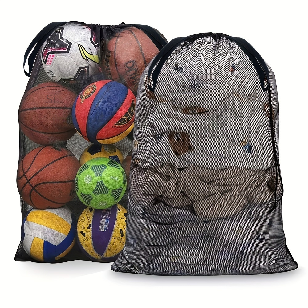 Comprar Mochila deportiva con cordón y correa de bolsillo, gran capacidad,  bolsa deportiva para fútbol y baloncesto, diseño con cierre de cordón, 1  Uds.
