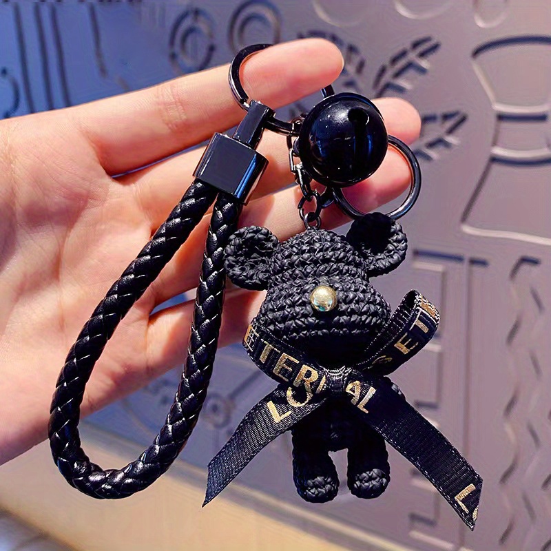 LV x Mickey Mouse black key chain