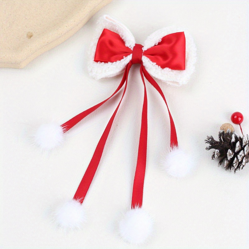 How to Make a Nifty Red Bow Hair Clip with Ribbon for Girls- Pandahall.com