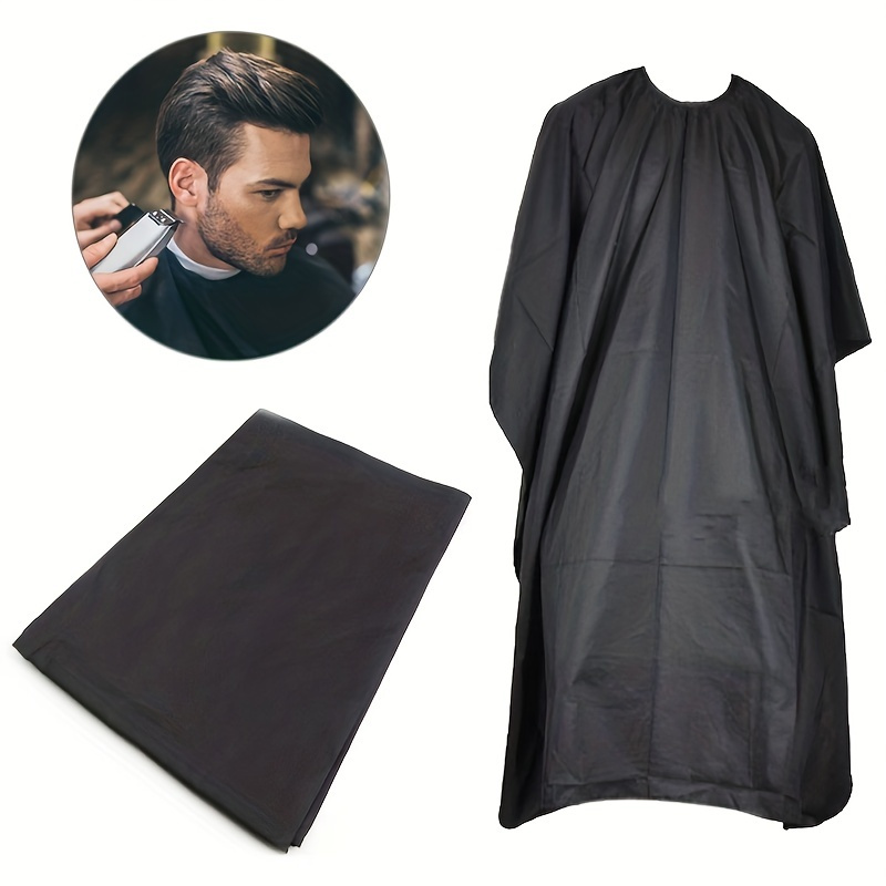

Professional Haircut Cutting Salon Barber Hairdressing Gown Cape Apron Universal Black Waterproof Salon Hair Cut Hairdressing Hairdresser Barber Cape Gown