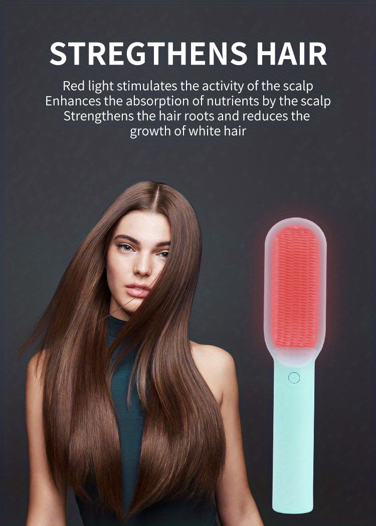 Scalp Massage Laser Comb Anti Hair Loss Therapy Infrared RF Red